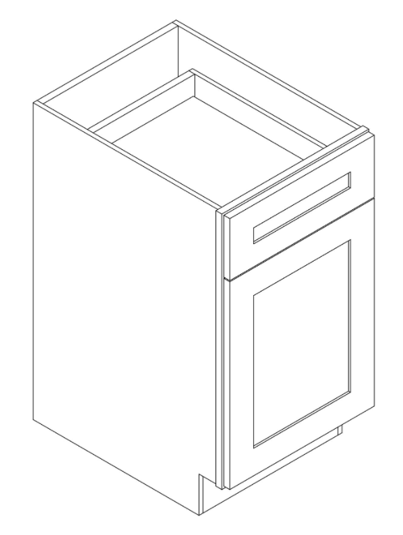 Base Cabinet - Single Door with Drawer