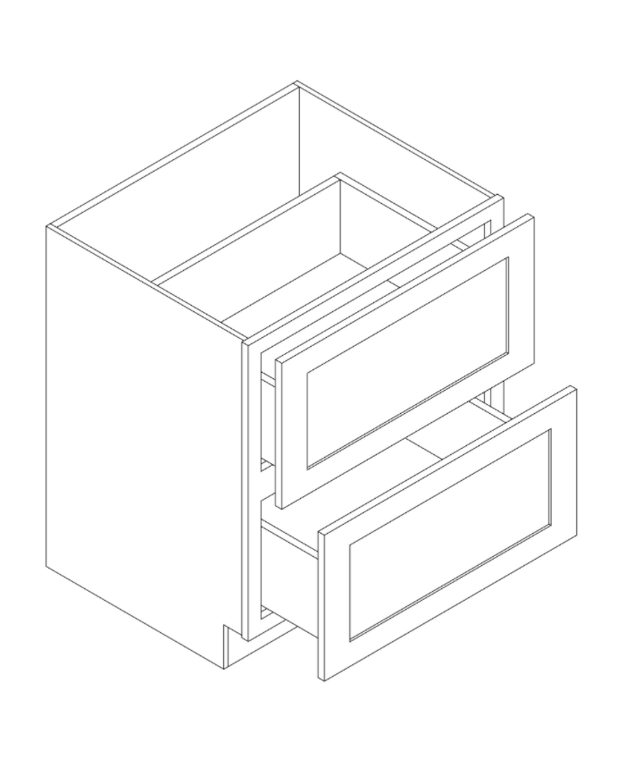 Base Cabinet - 2 Drawers